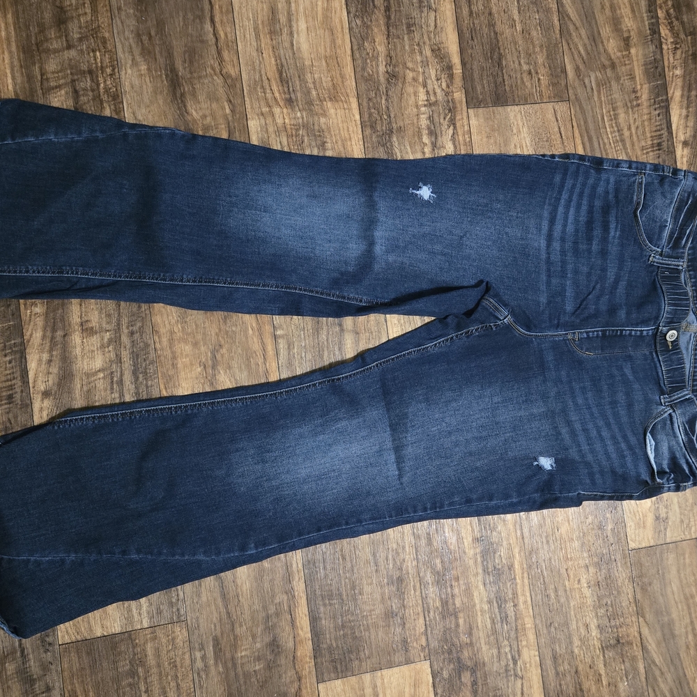 Maurices Dark Blue Flare Jeans